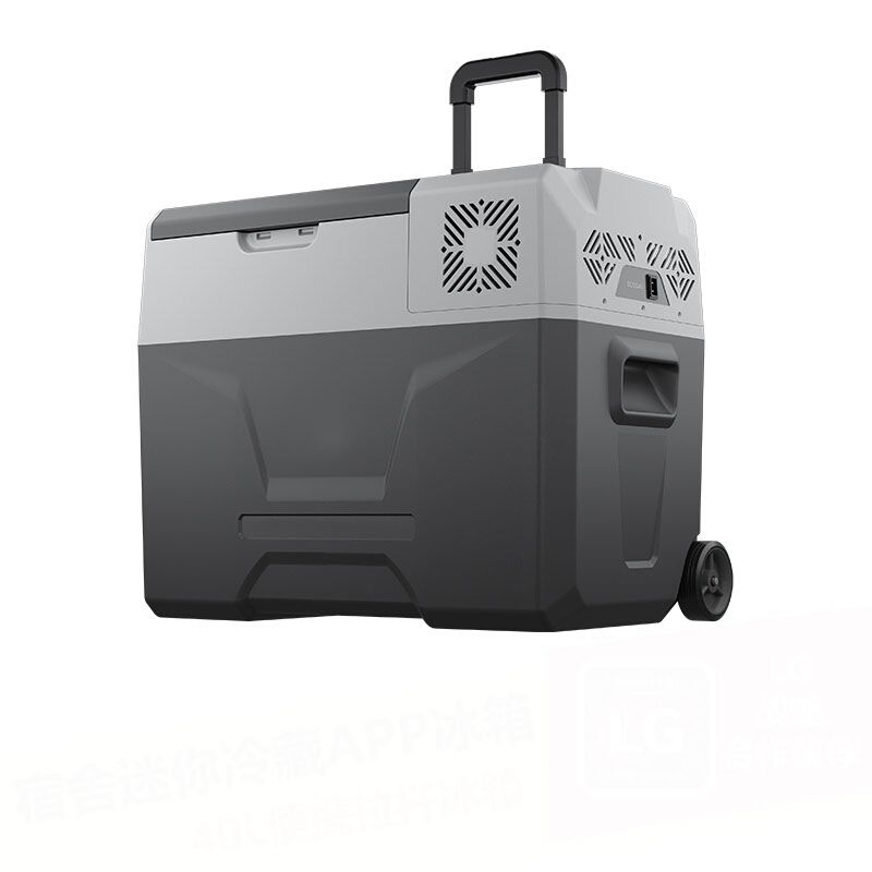 ICE TIGER/ALPICOOL CAR-MOUNTED REFRIGERATOR CX30AC CAR HOME DUAL CAPACITY (L): 30L WORKING METHOD: COMPRESSOR REFRIGERATOR REFRIGERATION PERFORMANCE: ICE-FREEZE DISPLAY: SINGLE DOOR INEFFICIENCY GRADE GREY