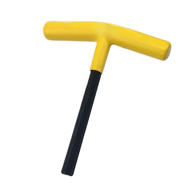 ZKHE's six-angle wrench 15209 British Type T 5/32 General Commander 152mm high rectangular steel surface plating chromium treatment