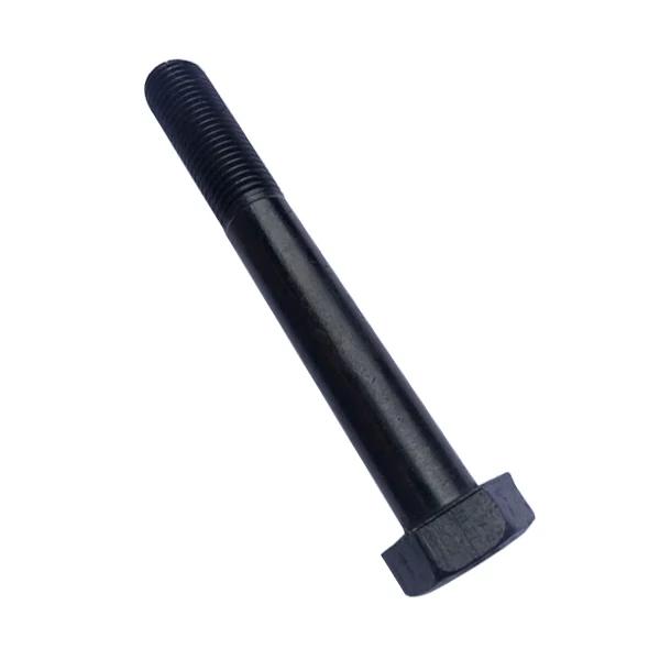 KK GB5782/ Outer hexagon bolt M27*200 Materials: Carbon steel Implementation Standard: GB5782 Surface Treatment: Hairing Level: 8.8 Level Inner Number: 1 in a common diameter: M27 Crude Tooth: Crude Tooths Back Tooth: Positive Length: 200 mm Full Teeth: Half Tooth Spacing (Tangles): 3 Other: Six-angled bolts