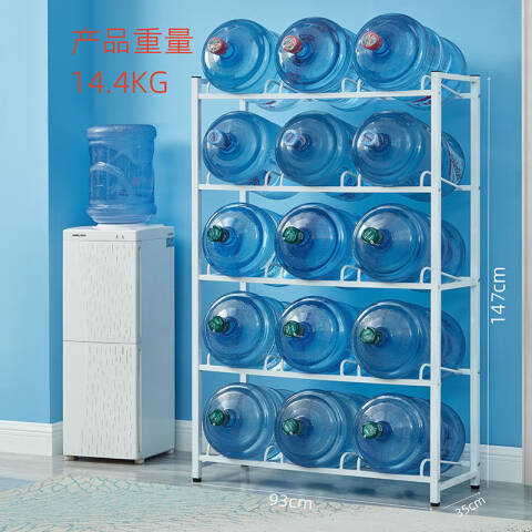 ZSJ-01 Metal shelf, three rows, five floors, 15 barrels