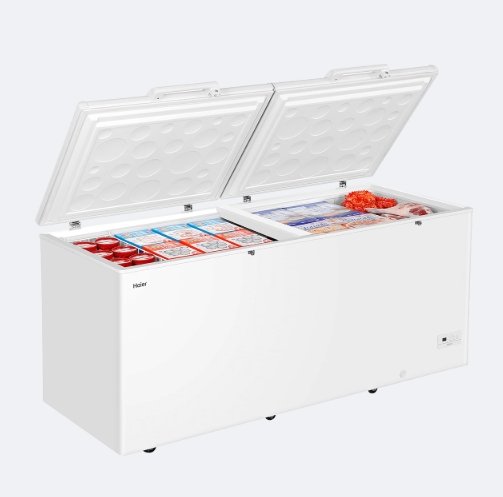 Hale/Haier freezer BC/BD-629GHP 629L Straight cold 5-side coolant 2-level energy efficiency smart electron-controlled gall inside PCM steel plate size 1650*860*905MM white