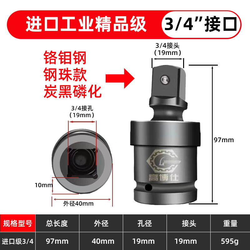 JMHB Aerodynamics 3/4-inch A 97 mm*40nn*19mm