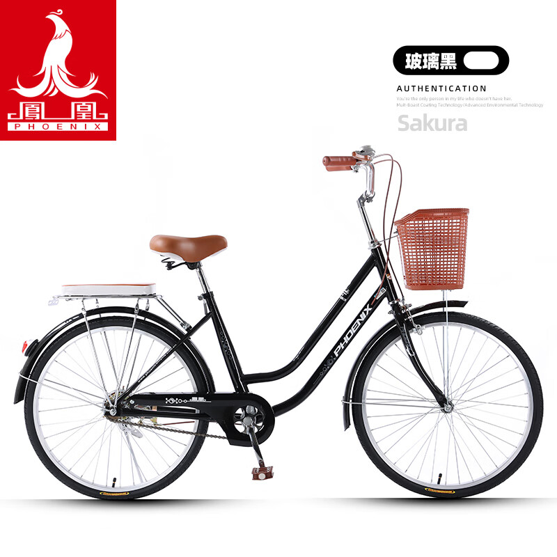 Phoenix, bike, high carbon steel, solid tires, 24 inches