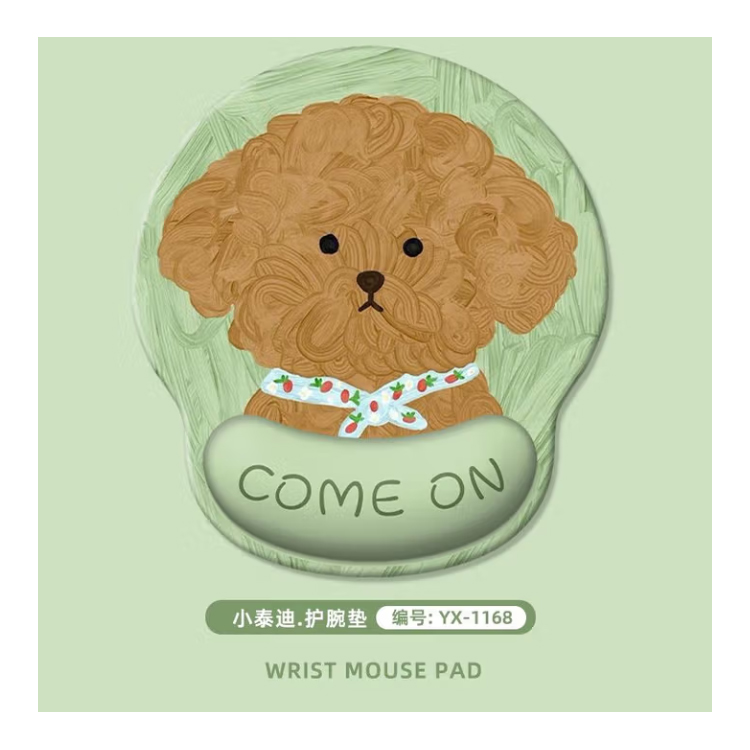 Moga, wrist-painting mouse mat YX-1168 Little Teddy 250*230*20mm