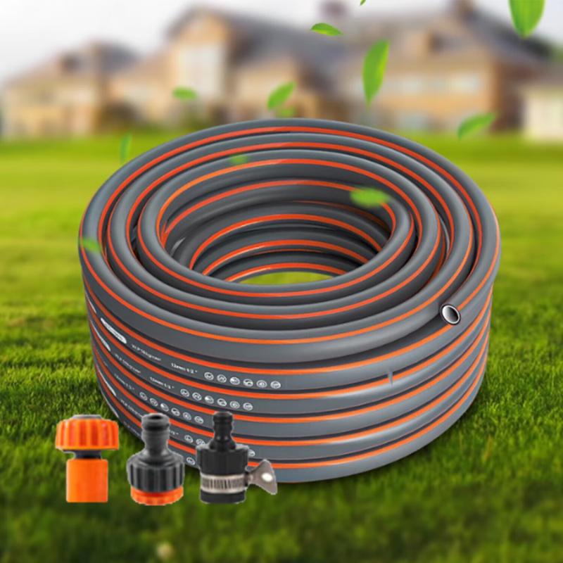 KYOXI, HIGH PRESSURE WATER PIPE PVC 1 INCH * 50 METERS, HIGH BULLETPROOF HOSE + FULL CONNECTION HEAD