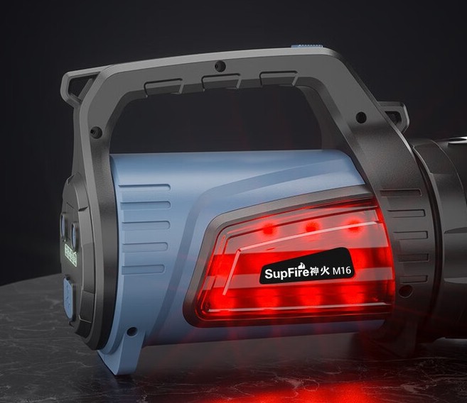 Fire, searchlight 15W 200-500lm aluminium alloy