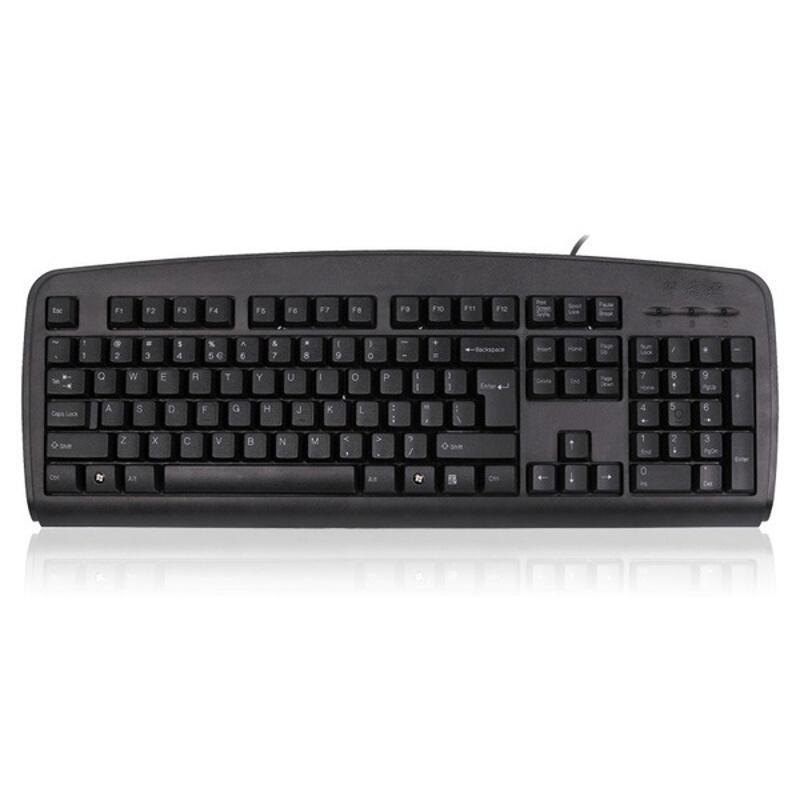 DOUBLE-FLYING SWALLOW, CABLE KEYBOARD KB-8U, CABLE, USB INTERFACE, BLACK