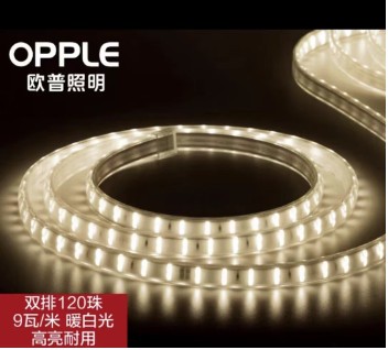 Op LED light strip w6 stellar-double row-120 beads-no flicker-no wire light strip-220/9W-4000K (100 meters)