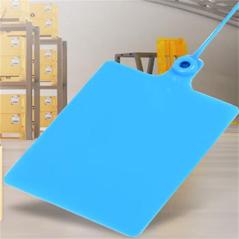 embrace, logistics tags, 100*80mm, 100s, plastic, blue