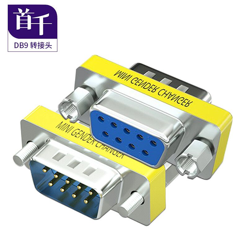 FIRST THOUSAND/SHOCHAN PUBLIC-TO-MOTHER INTERFACE SQ-DB9JK INTERFACE SPECIFICATION: DB9 SWITCH; MATERIAL: NICKEL PLATING + NICKEL PLATING SHELL + RUBBER; STANDARD: 9 CORE (R232)