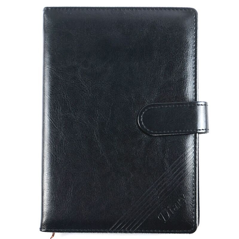 Shenshi leather notebook J0518 B5 18K 18*26cm 120 pages 80g black