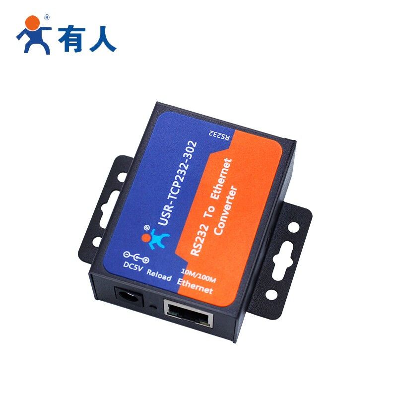 Someone/LonHand single serial port server USR-TCP232-302 Ethernet to RS232 including 5V power adapter