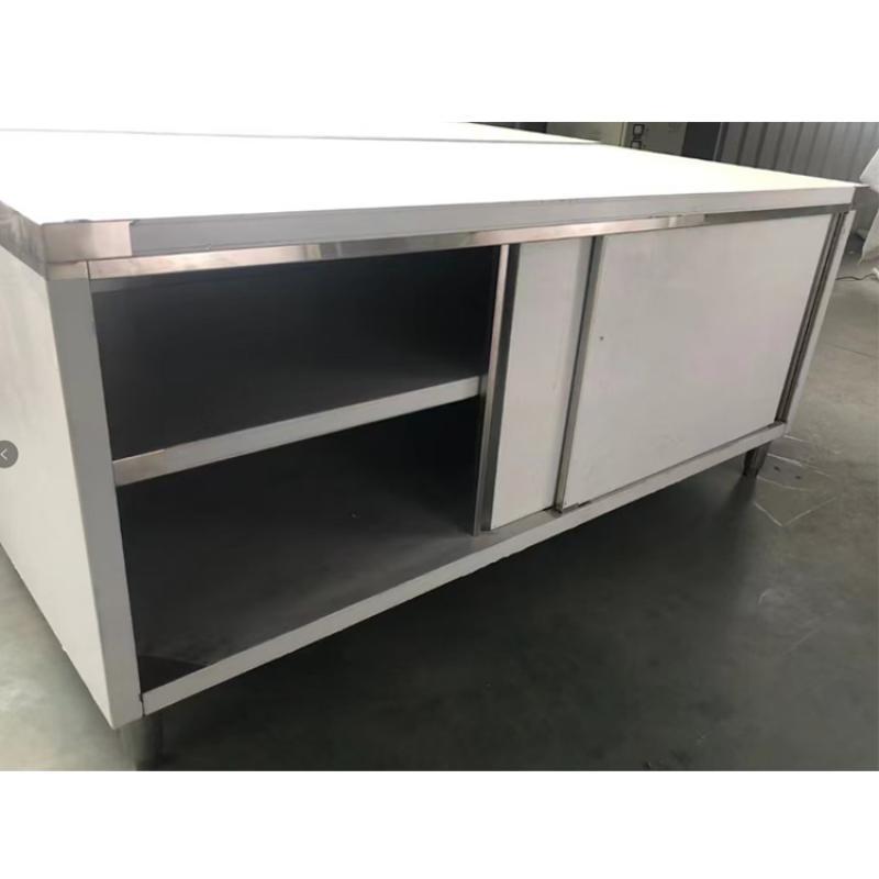 Wangquan kitchen worktop Specifications: 1000*800*800mm Material: 304 stainless steel plate Thickness: 1.2mm