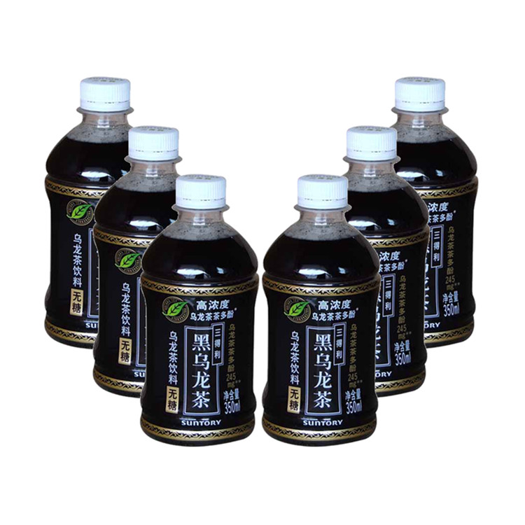 Suntory Black Oolong Tea 350ml 24 Bottles Sugar Free