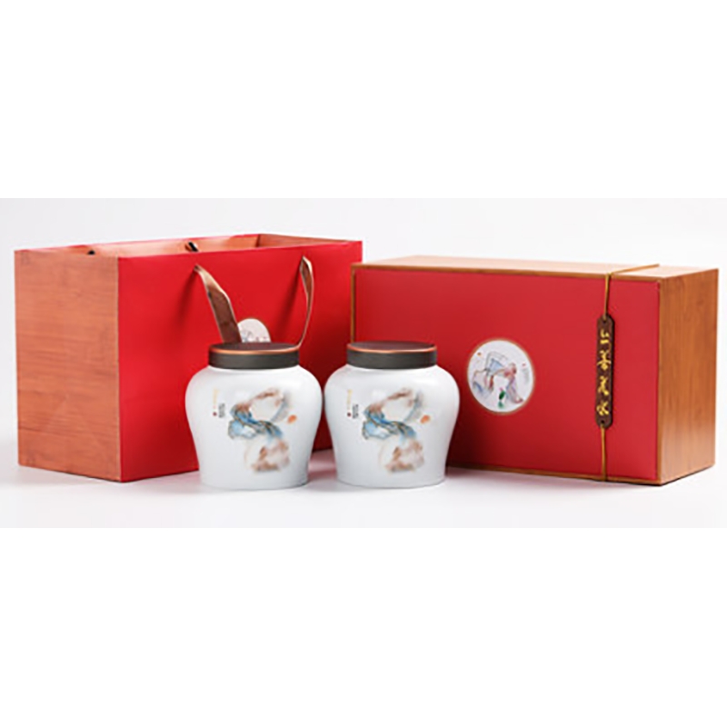 Mingxiang tea, moonlight over lotus pond, double cans, premium golden eyebrows, half a catty