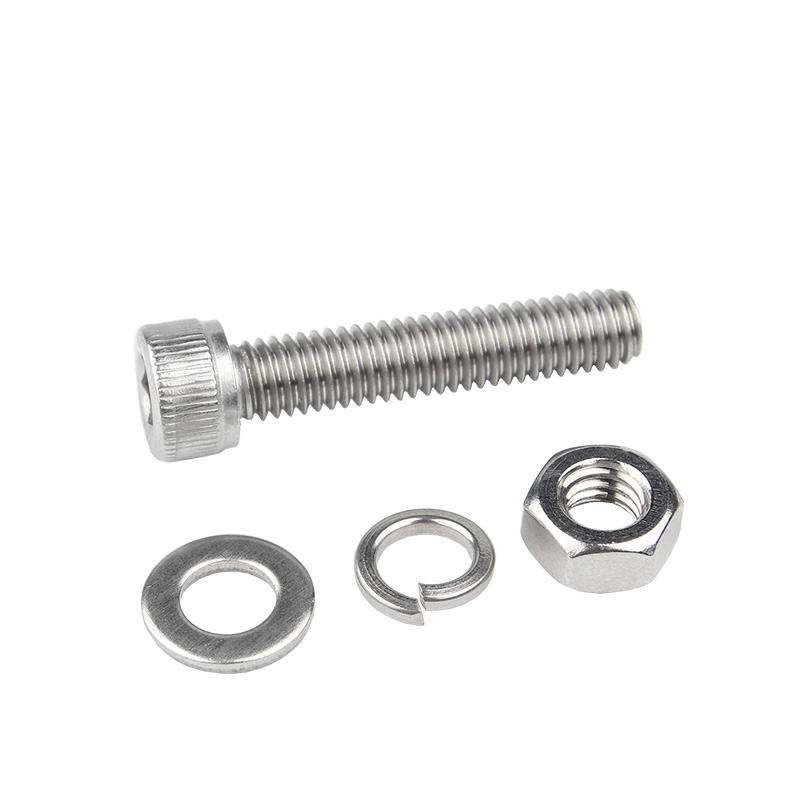 Qi Yichen Hexagonal nut DJ-1081 Hexagonal screw and nut combination M12x70 Material: stainless steel Surface treatment: natural color Thread specification: M12 Length: 70 Nominal diameter: M12 Pitch: 1mm 1 set