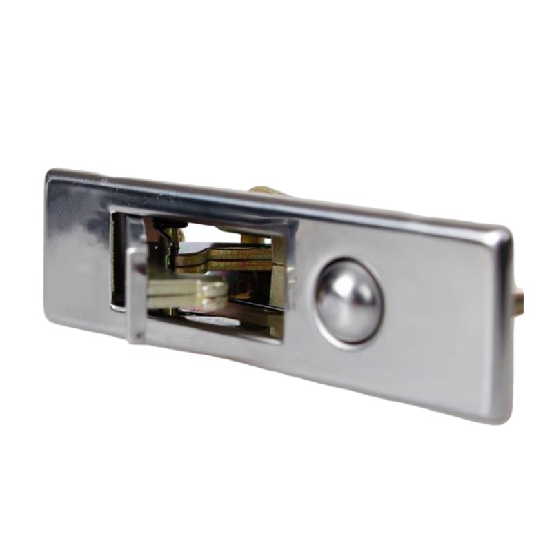 Senshen Fire Box Door Frame Lock 25 Stainless Steel Fire Box Door Frame Lock Fire Hydrant Lock Fire Hydrant Box Door Switch Button Lock Bounce Lock Electric Cabinet Lock Flat Lock (Including Accessories) Material: 25 Stainless Steel Size: 89*25mm