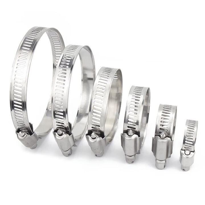 JMHB pipe clamp 200mm, thickness 4.0 stainless steel, adjustable