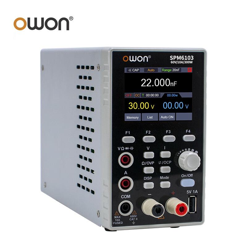 OWON DC power supply SPM6103 built-in four and a half digit multimeter voltage stabilizing switch 300W 60V 10A
