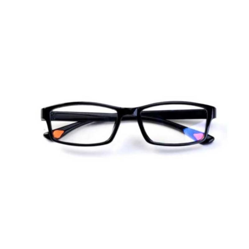 Donghai Crystal Reading Glasses 200 Degree Black Frame Material Glass Lens + Plastic Frame With Glasses Case